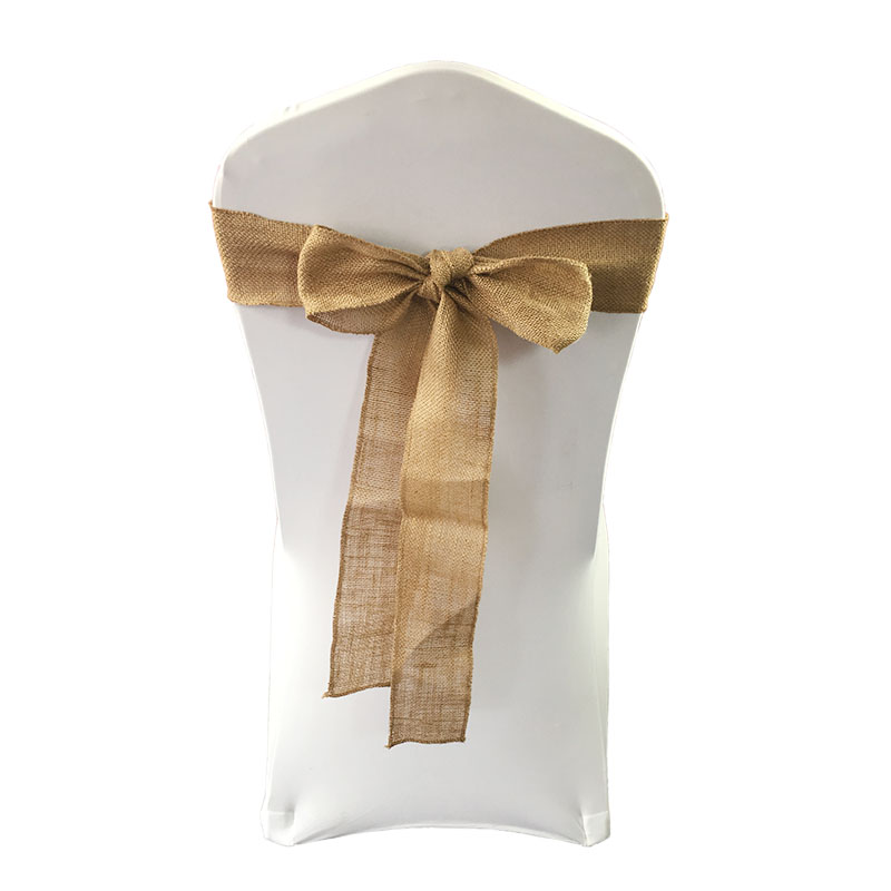 Hessian Jute Chair Sashes 