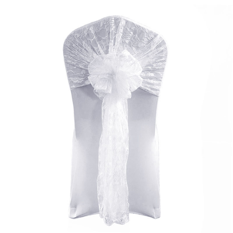 Lace Chair Cover Hoods Caps