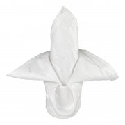 White Jacquard Damask Table Napkins